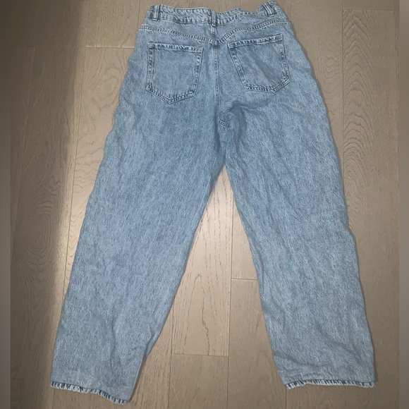 Denim jeans, ample/baggy, used once. - Picture 3 of 4
